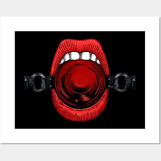 Cartoon Lips Posters and Art